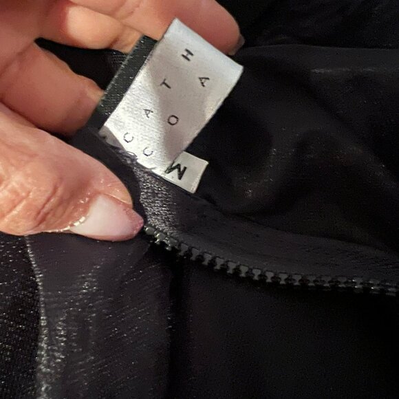 VINTAGE CATHERINE COATNEY PANEL ASYMMETRICAL SHEER SKIRT SZ M MEDIUM - Picture 3 of 3